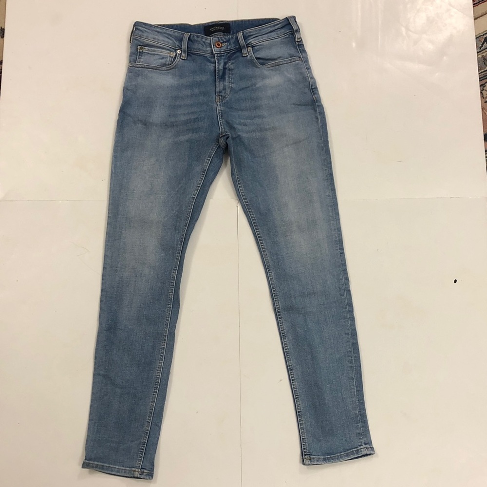 Scotch & Soda 31x32 Jean Pant Bottom Slim Light Blue Skim Excellent Condition